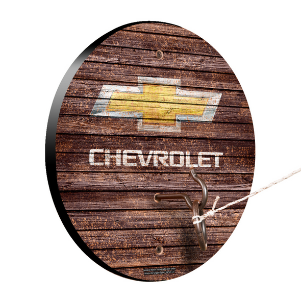 Chevrolet Gold Bowtie Weathered Hook and Ring Game