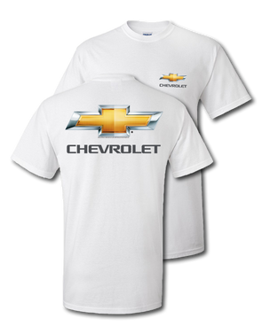 Chevrolet Gold Bowtie White T-Shirt