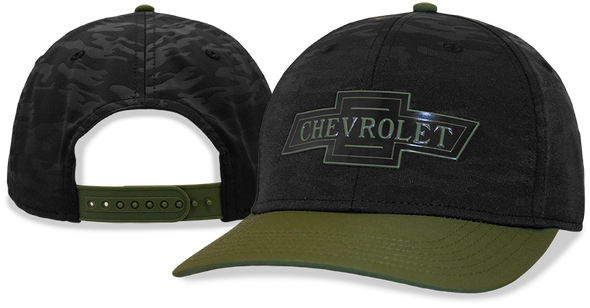 Chevrolet Heritage Bowtie Camo Snapback Hat / Cap