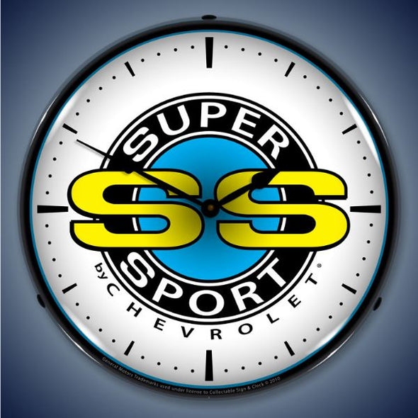 chevrolet-super-sport-lighted-clock