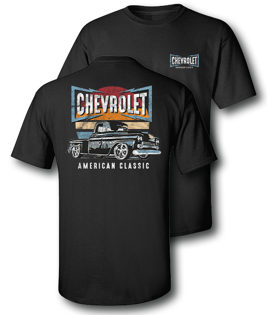 Chevrolet Trucks American Classic Black T-Shirt