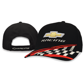 Chevy Racing Checkered Flag Performance Hat / Cap