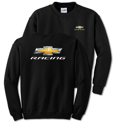 Chevy Racing Gold Bowtie Crewneck Sweatshirt