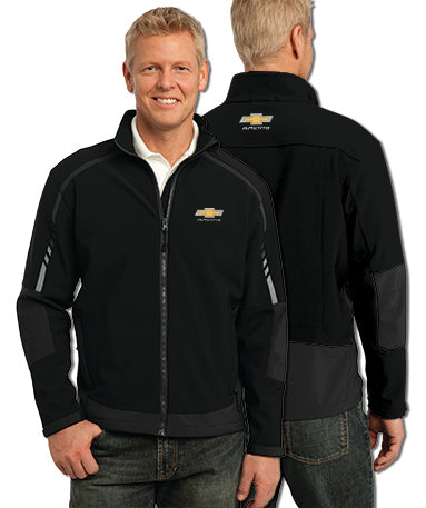 Chevy Racing Gold Bowtie Soft Shell Jacket