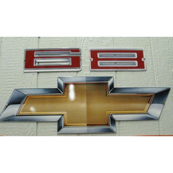Chevy Vintage Red Number "9" Steel Sign