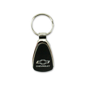 bowtie-chevrolet-chrome-teardrop-key-tag-DC461 -classic-auto-store-online