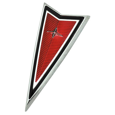 1977-1981 Pontiac Firebird Front Bumper Crest Red Arrow Emblem