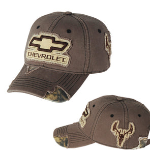 Chevrolet Frayed Buck Patch Camo Hat