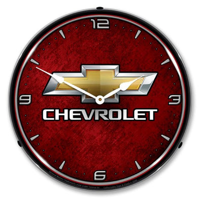 Chevrolet Bowtie Clock-GM24021530-classic-auto-store-online