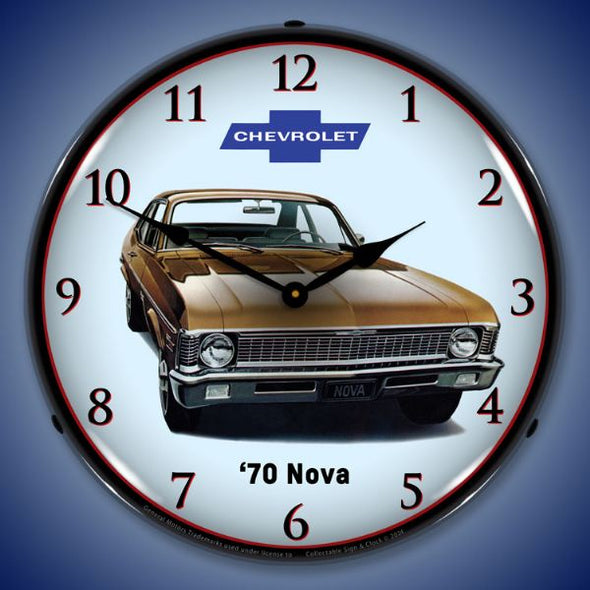1970 Nova 2 Clock