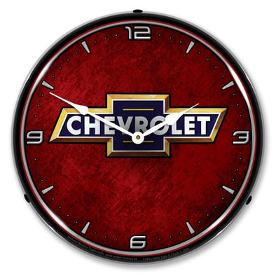 Chevrolet Bowtie Heritage Clock-GM24031555-classic-auto-store-online