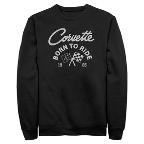 corvette-born-to-ride-mens-sweatshirt