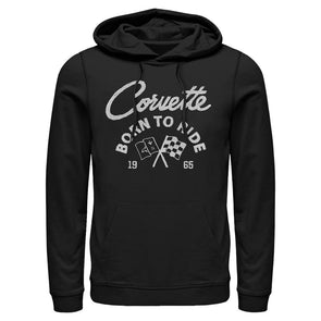 Corvette Born To Ride Men's Hooded Sweatshirt / Hoodie