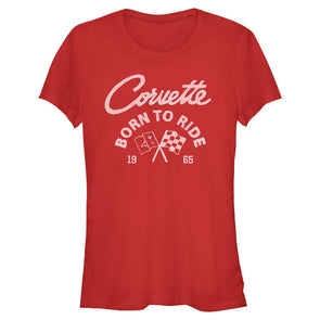corvette-born-to-ride-juniors-t-shirt
