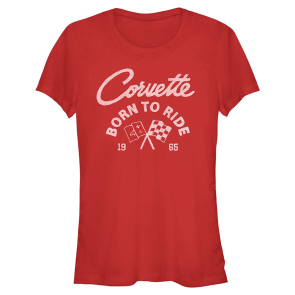corvette-born-to-ride-juniors-t-shirt