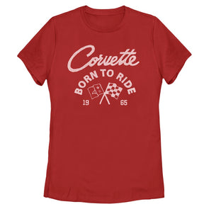 corvette-born-to-ride-womens-t-shirt