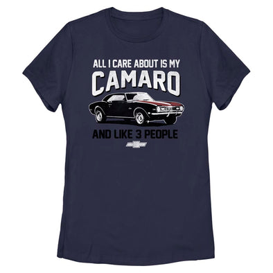 all-i-care-about-is-my-camaro-ladies-t-shirt