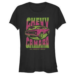 chevy-camaro-all-american-muscle-juniors-t-shirt
