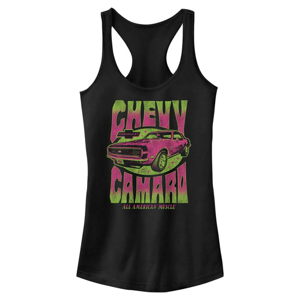 Chevy Camaro All American Muscle Junior's Racerback Tank