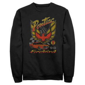Retro Pontiac Firebird Racing Men's Pullover Fleece Sweatshirt