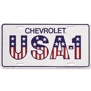 Chevrolet USA-1 License Plate - Stars and Stripes