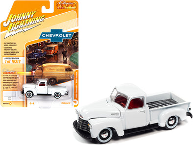 1950 Chevrolet 3100 Pickup Truck White "Classic Gold Collection" Series Limited Edition to 10318 pieces Worldwide 1/64 Diecast Model Car by Johnny Lightning