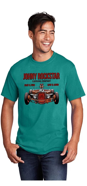 fast-fun-low-loud-hot-rod-t-shirt