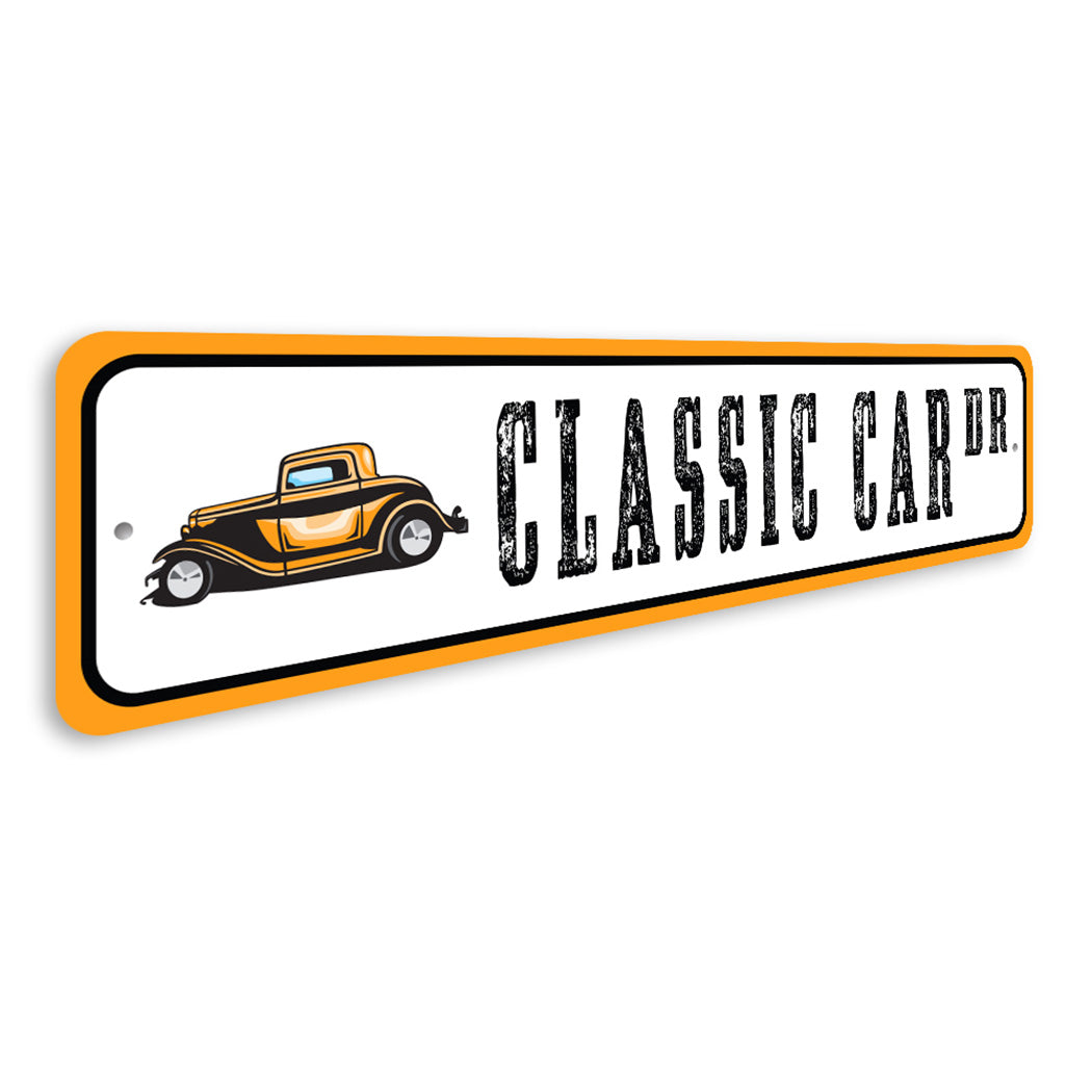 classic-car-drive-aluminum-street-sign