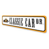 Classic Car Drive - Aluminum Street Sign
