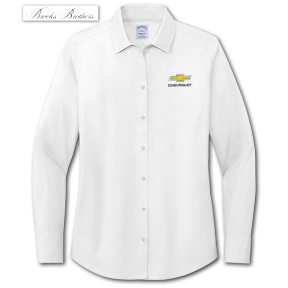 Ladies Chevrolet Bowtie Brooks Brothers Wrinkle-Free Dress Shirt