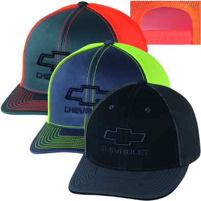 Chevrolet Bowtie Neon Snapback Hat / Cap