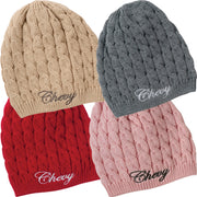 ladies-chevy-cable-knit-beanie