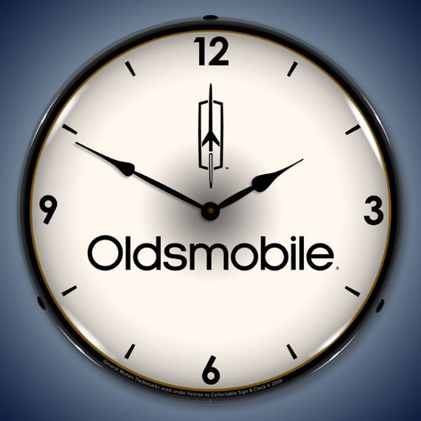 Oldsmobile Lighted Clock