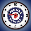 Pontiac Service Lighting Clock