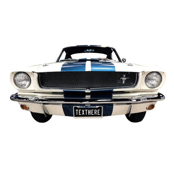 shelby-mustang-gt350-front-bumper-metal-sign-personalized-license-plate