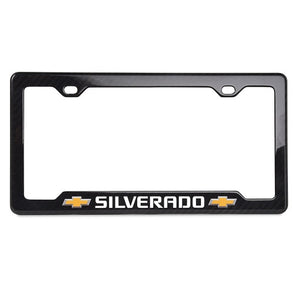Chevy Truck Carbon Fiber License Frame | Silverado | Notched
