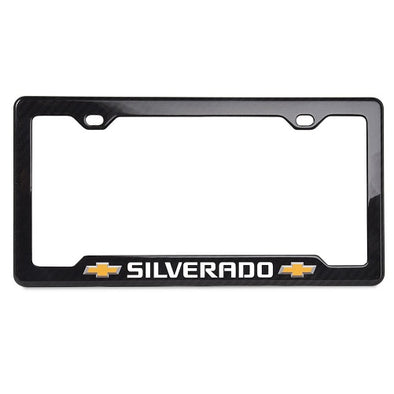 chevy-truck-carbon-fiber-license-frame-silverado-notched