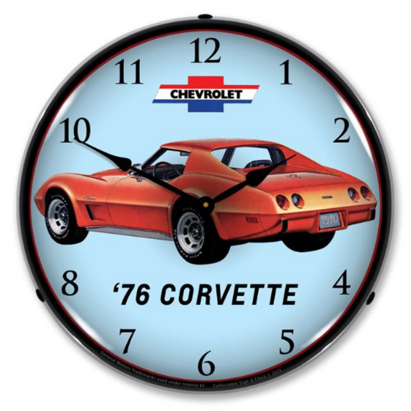 vintage-1976-c3-corvette-lighted-wall-clock