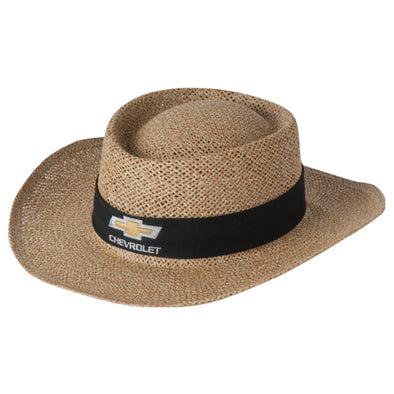 chevrolet-gold-bowtie-natural-straw-hat