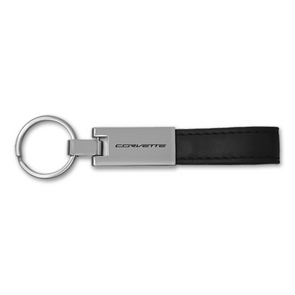 covette-font-leather-loop-strap-key-tag-DC479 -classic-auto-store-online